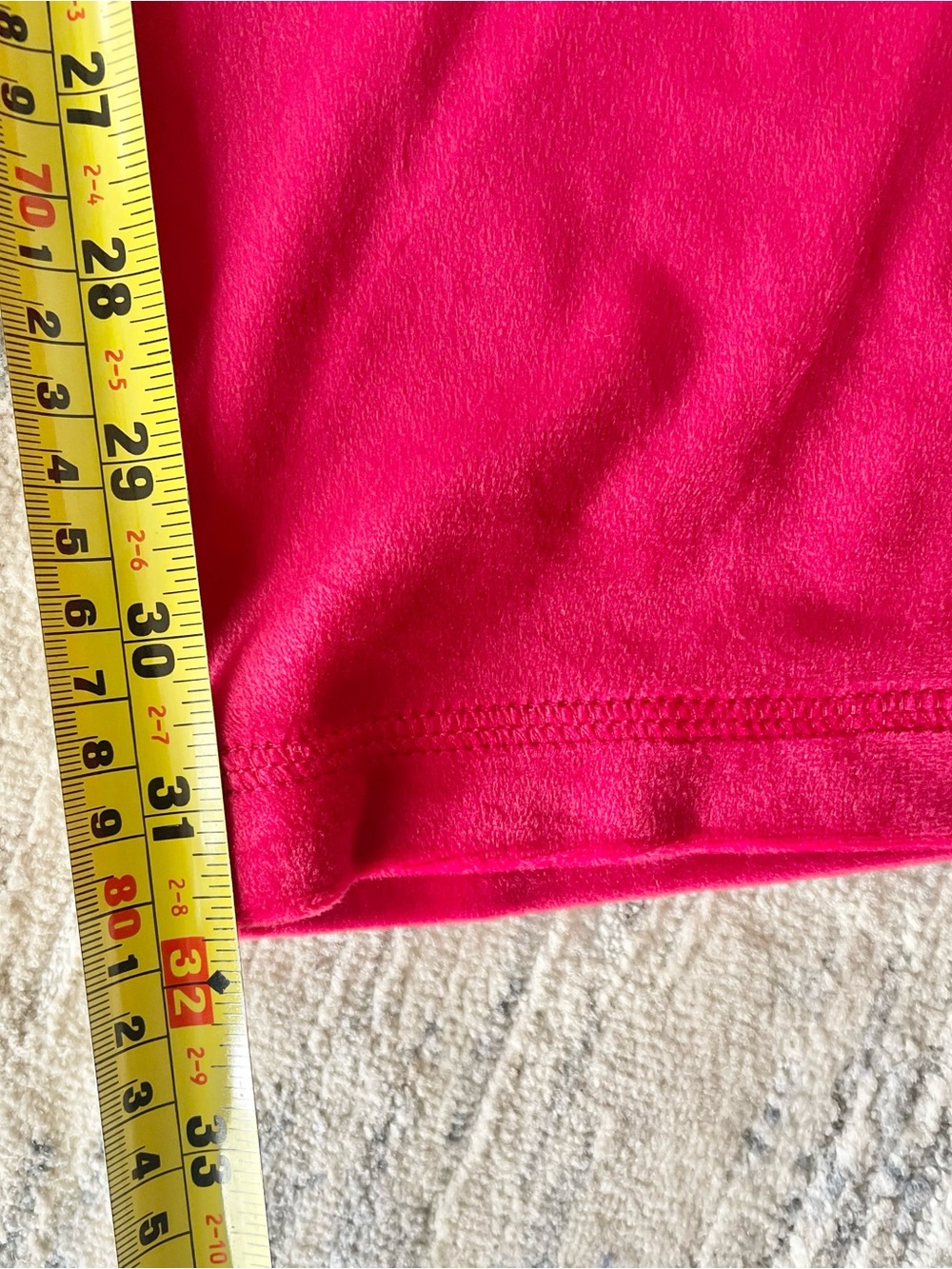 NWT- Juicy Couture Womens Red Party Velour Tracksuit Set Medium Rhinestone - Picture 14 of 14